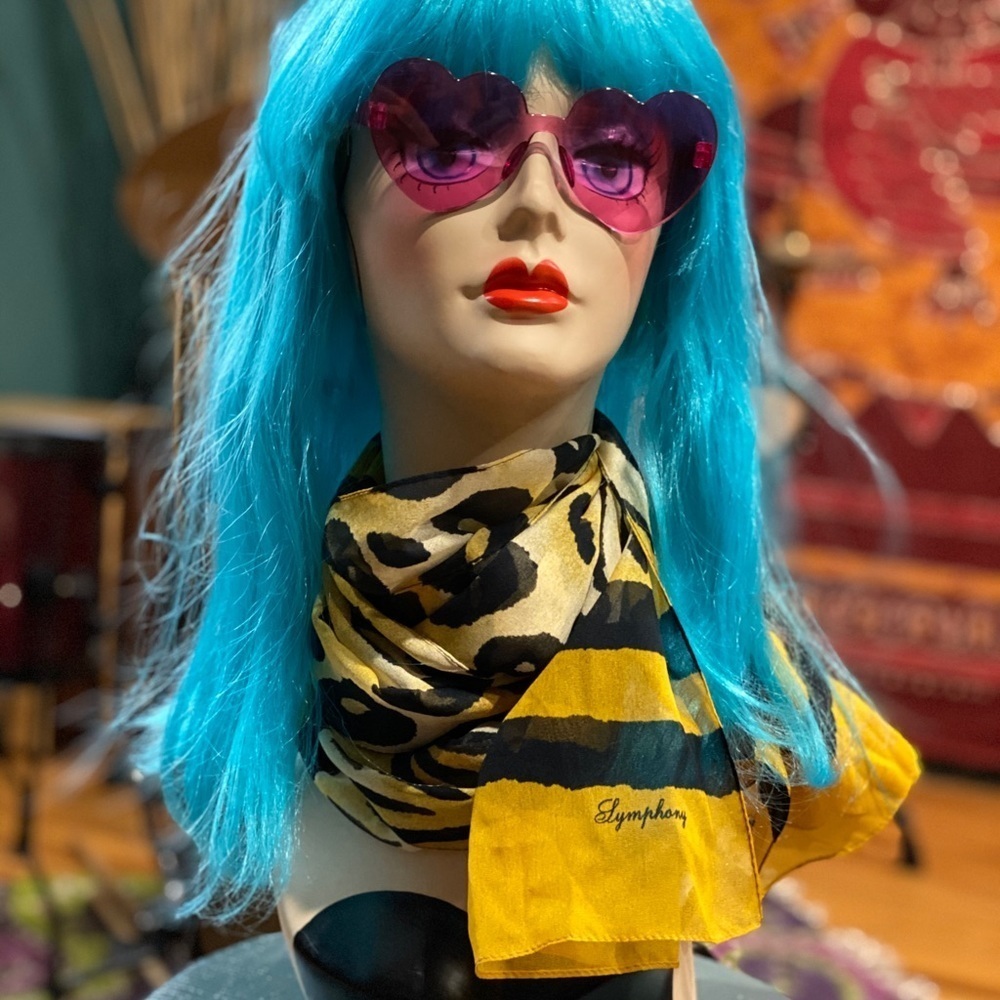 Vintage 80s symphony scarf